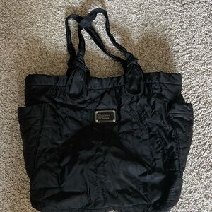 Marc Jacobs Black Quilted Tote Bag